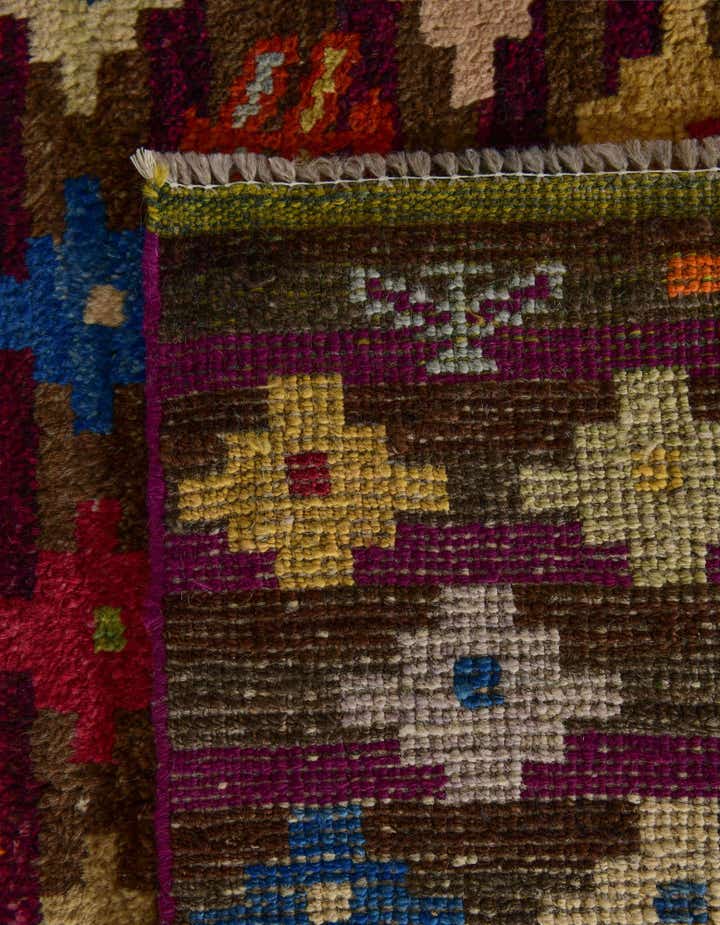 4' 6 x 6' 3 Hand Knotted Balouch Wool Rug