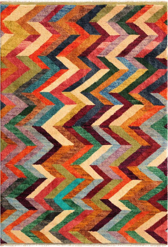 4' 2 x 6' Hand Knotted Balouch Wool Rug