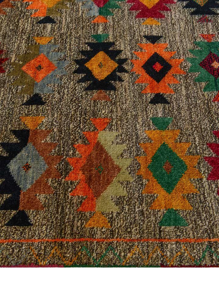 4' 2 x 5' 10 Hand Knotted Balouch Wool Rug