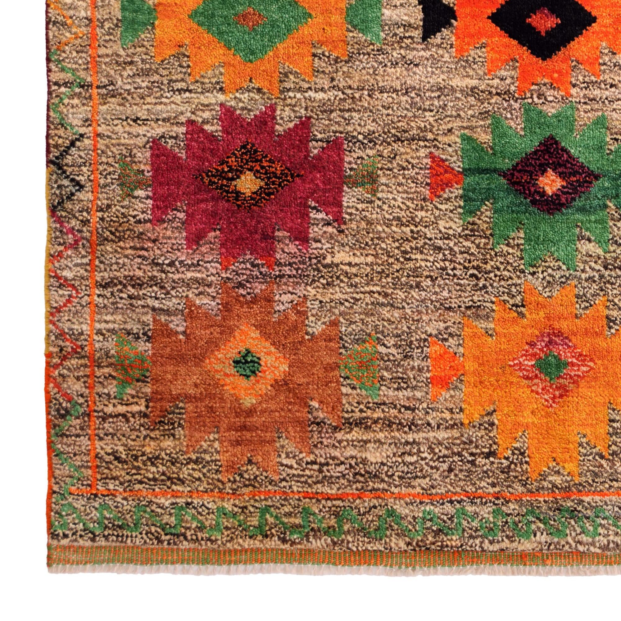 4' 2 x 5' 10 Hand Knotted Balouch Wool Rug