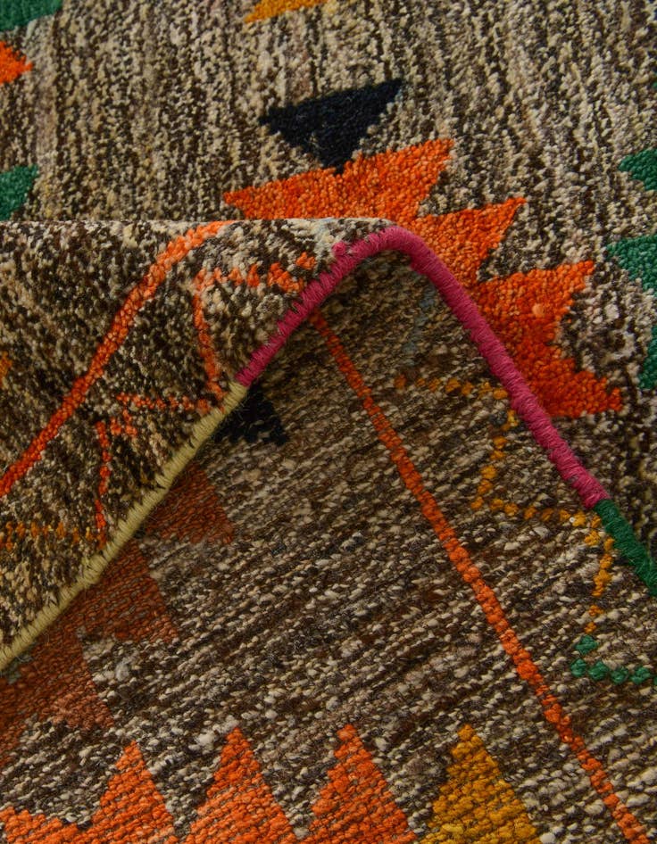 Detail image of 4' 2 x 5' 10 Hand Knotted Balouch Wool Rug
