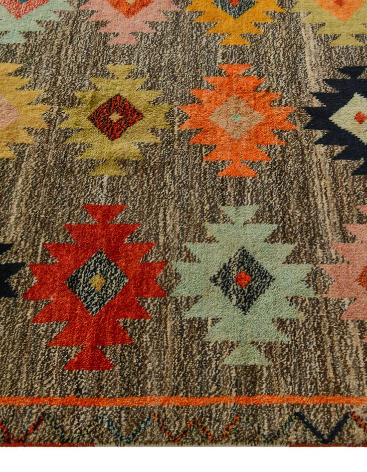 Detail image of 4' 2 x 6' Hand Woven Balouch Wool Rug