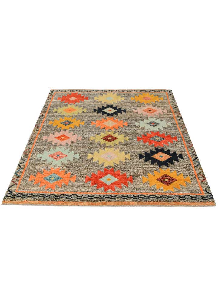 4' 2 x 6' Hand Woven Balouch Wool Rug