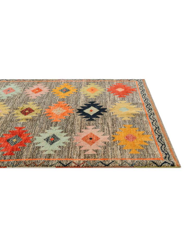 Detail image of 4' 2 x 6' Hand Woven Balouch Wool Rug