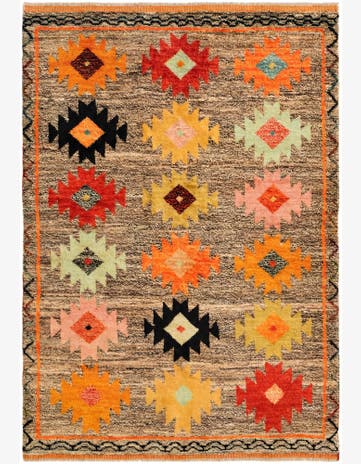 4' 2 x 6' Hand Woven Balouch Wool Rug