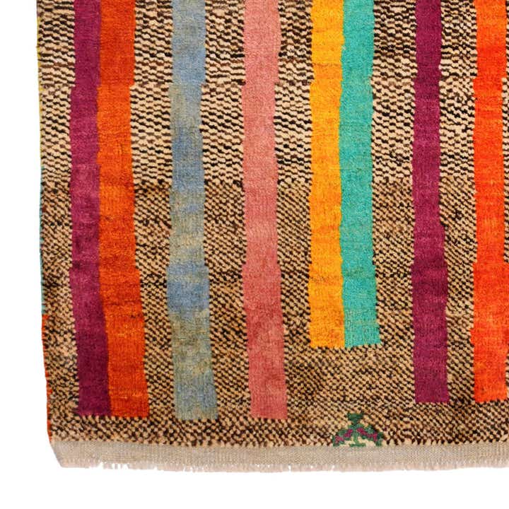 4' 3 x 6' 1 Hand Knotted Balouch Wool Rug