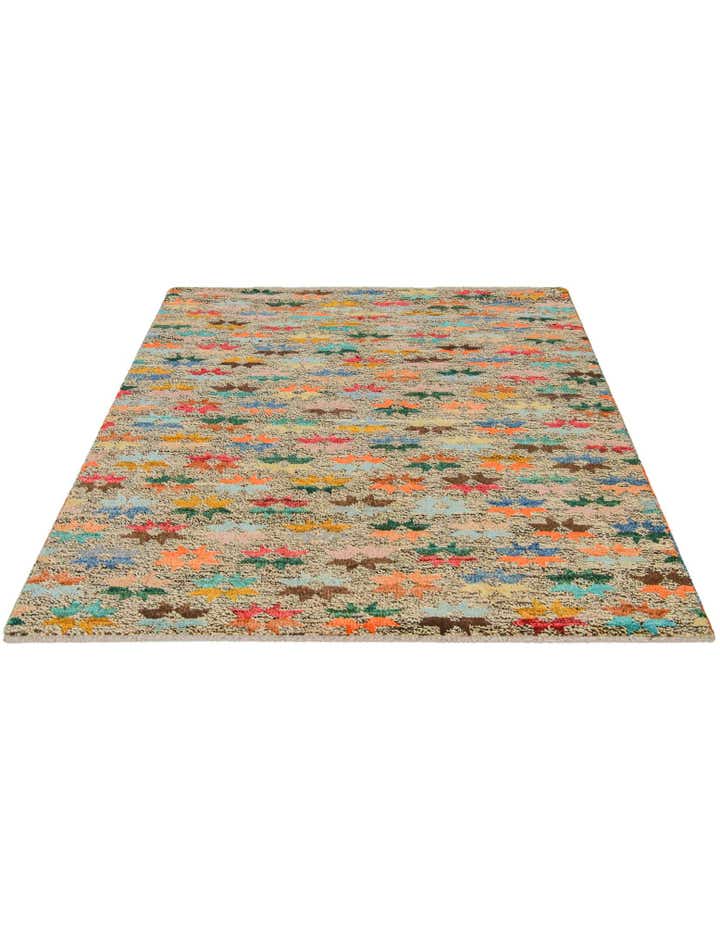 4' 3 x 6' Hand Knotted Balouch Wool Rug