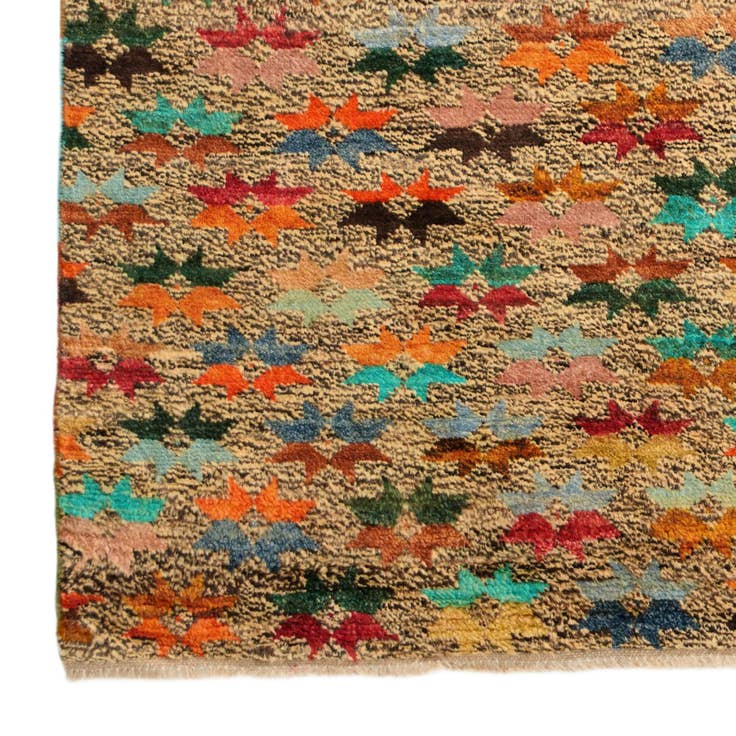 Detail image of 4' 3 x 6' Hand Knotted Balouch Wool Rug