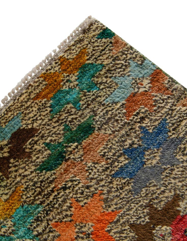 Detail image of 4' 3 x 6' Hand Knotted Balouch Wool Rug