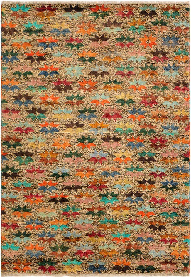 Detail image of 4' 3 x 6' Hand Knotted Balouch Wool Rug