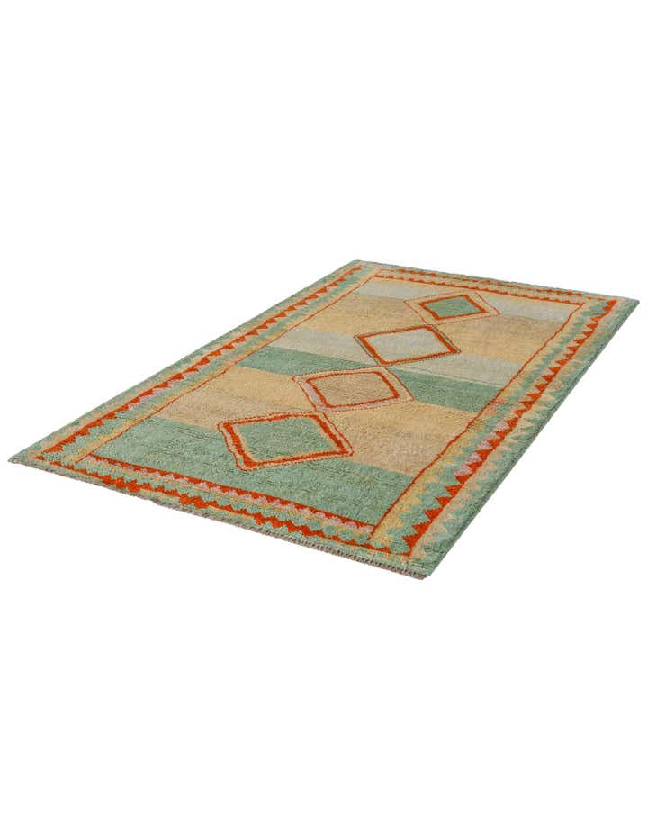 3' 3 x 5' 6 Hand Knotted Balouch Wool Rug