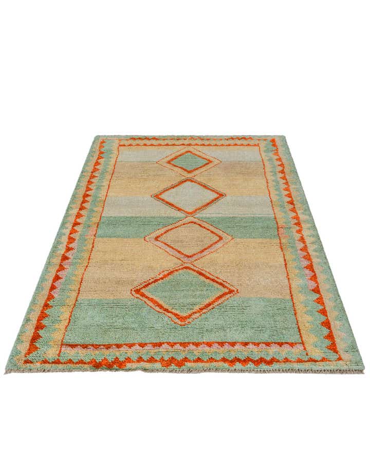 3' 3 x 5' 6 Hand Knotted Balouch Wool Rug