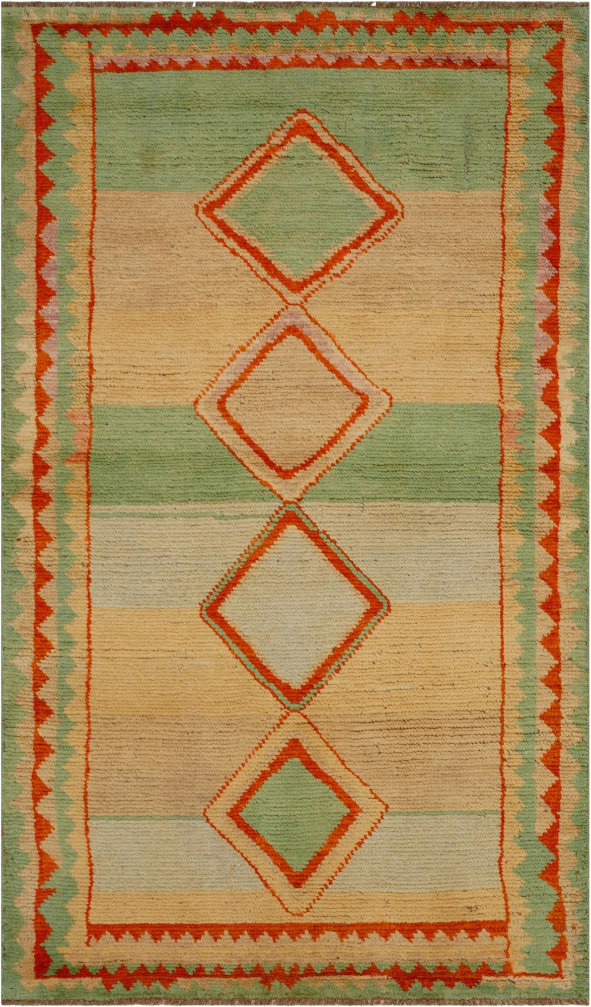 3' 3 x 5' 6 Hand Knotted Balouch Wool Rug