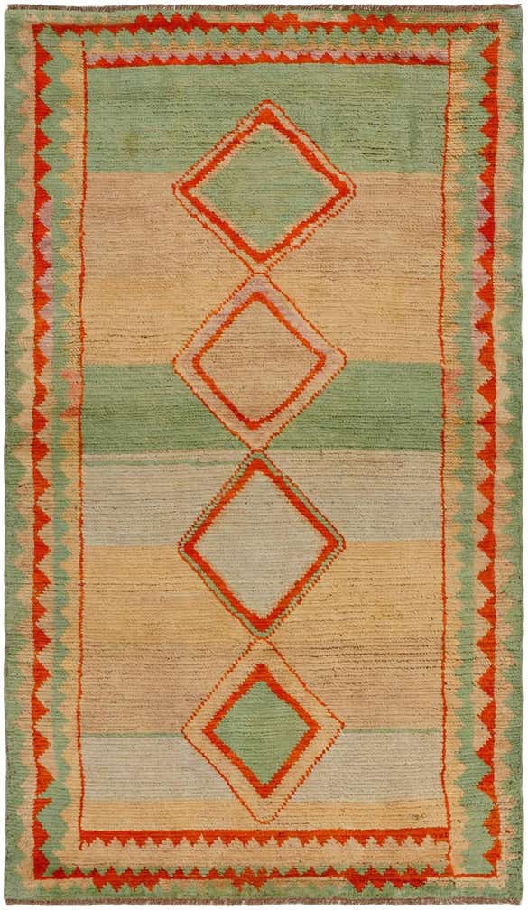 3' 3 x 5' 6 Hand Knotted Balouch Wool Rug