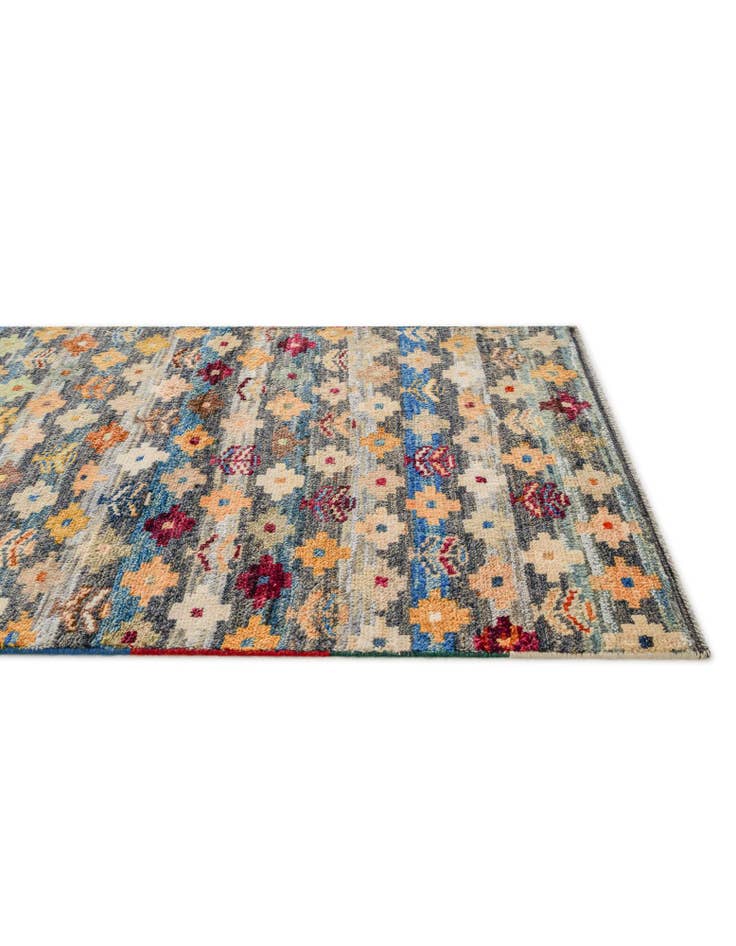 Detail image of 3' 1 x 4' 11 Hand Knotted Balouch Wool Rug