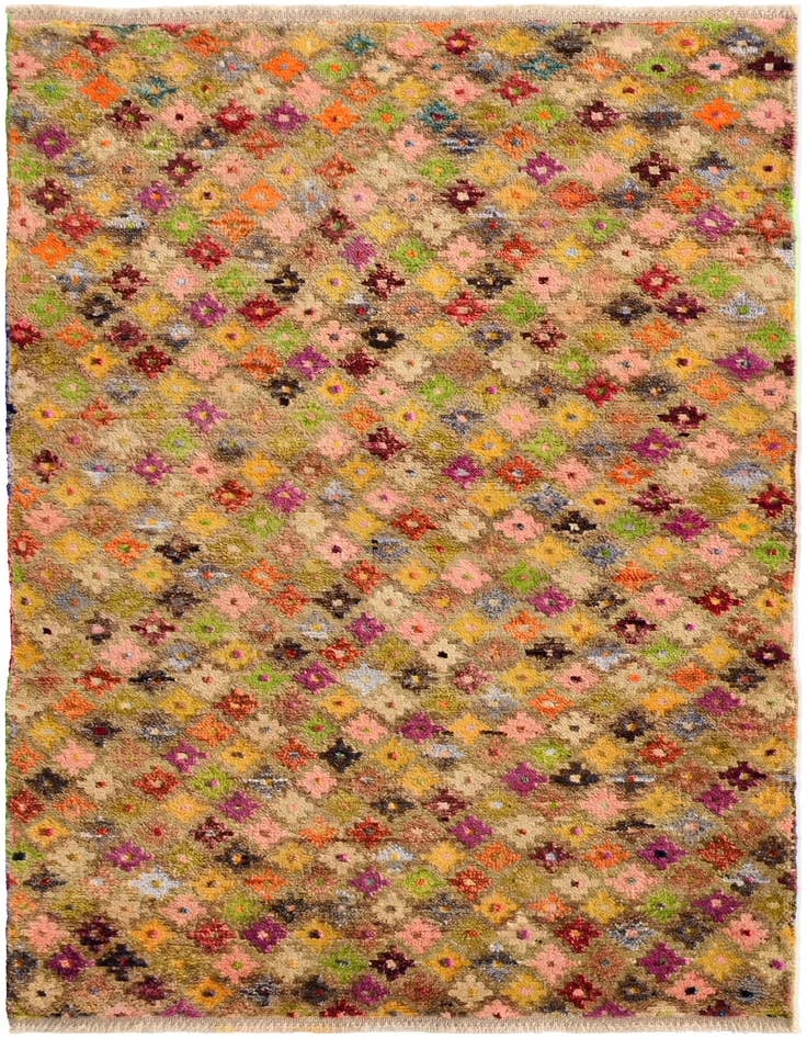 Detail image of 3' 2 x 5' Hand Knotted Balouch Wool Rug