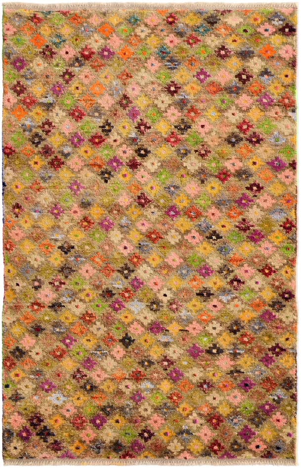 Detail image of 3' 2 x 5' Hand Knotted Balouch Wool Rug