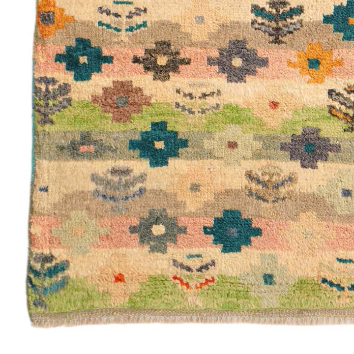 3' 3 x 4' 11 Hand Knotted Balouch Wool Rug