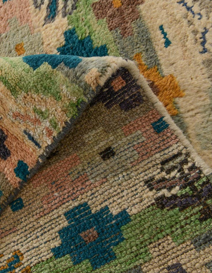 Detail image of 3' 3 x 4' 11 Hand Knotted Balouch Wool Rug