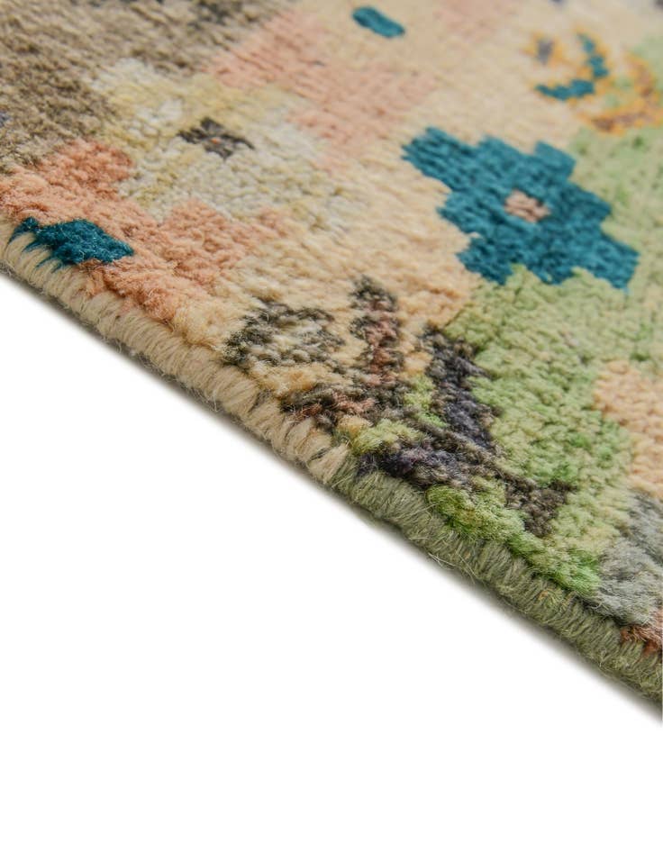 Detail image of 3' 3 x 4' 11 Hand Knotted Balouch Wool Rug