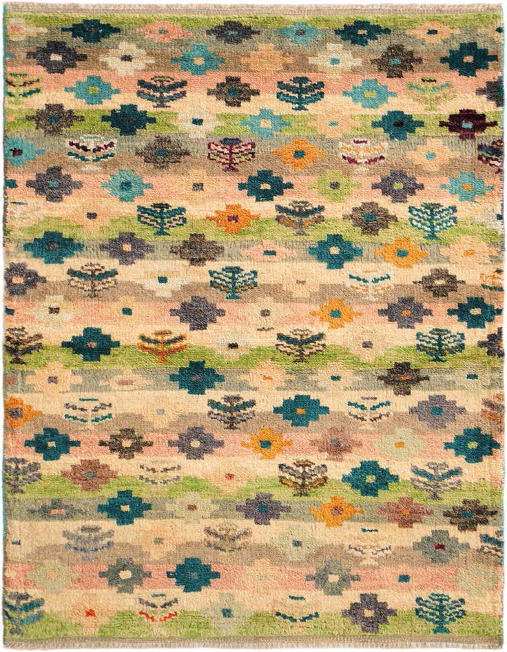 Detail image of 3' 3 x 4' 11 Hand Knotted Balouch Wool Rug
