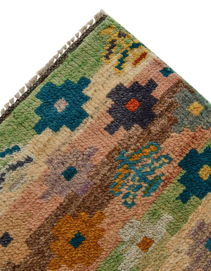 Detail image of 3' 4 x 5' Hand Woven Balouch Wool Rug