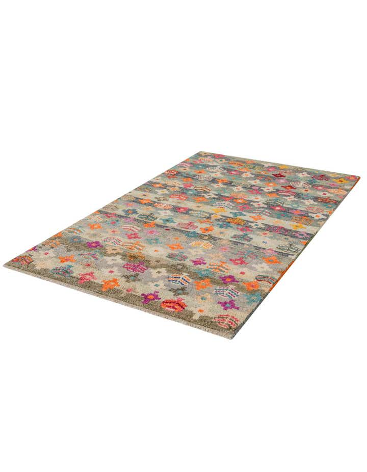 3' 2 x 5' 4 Hand Knotted Balouch Wool Rug
