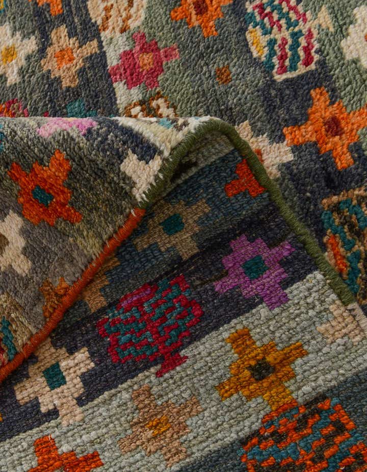 3' 2 x 5' 4 Hand Knotted Balouch Wool Rug