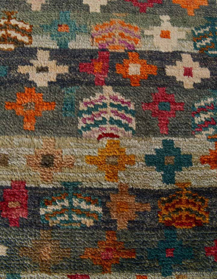 3' 2 x 5' 4 Hand Knotted Balouch Wool Rug