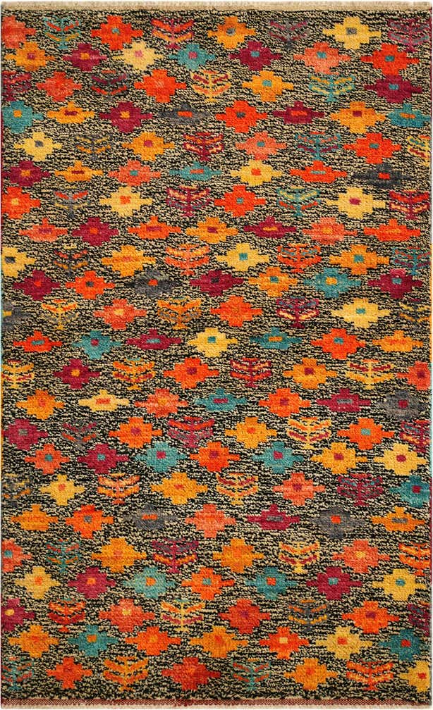 3' 3 x 5' 2 Hand Knotted Balouch Wool Rug