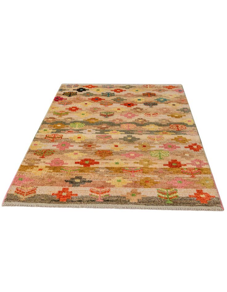Detail image of 3' 1 x 4' 10 Hand Knotted Balouch Wool Rug