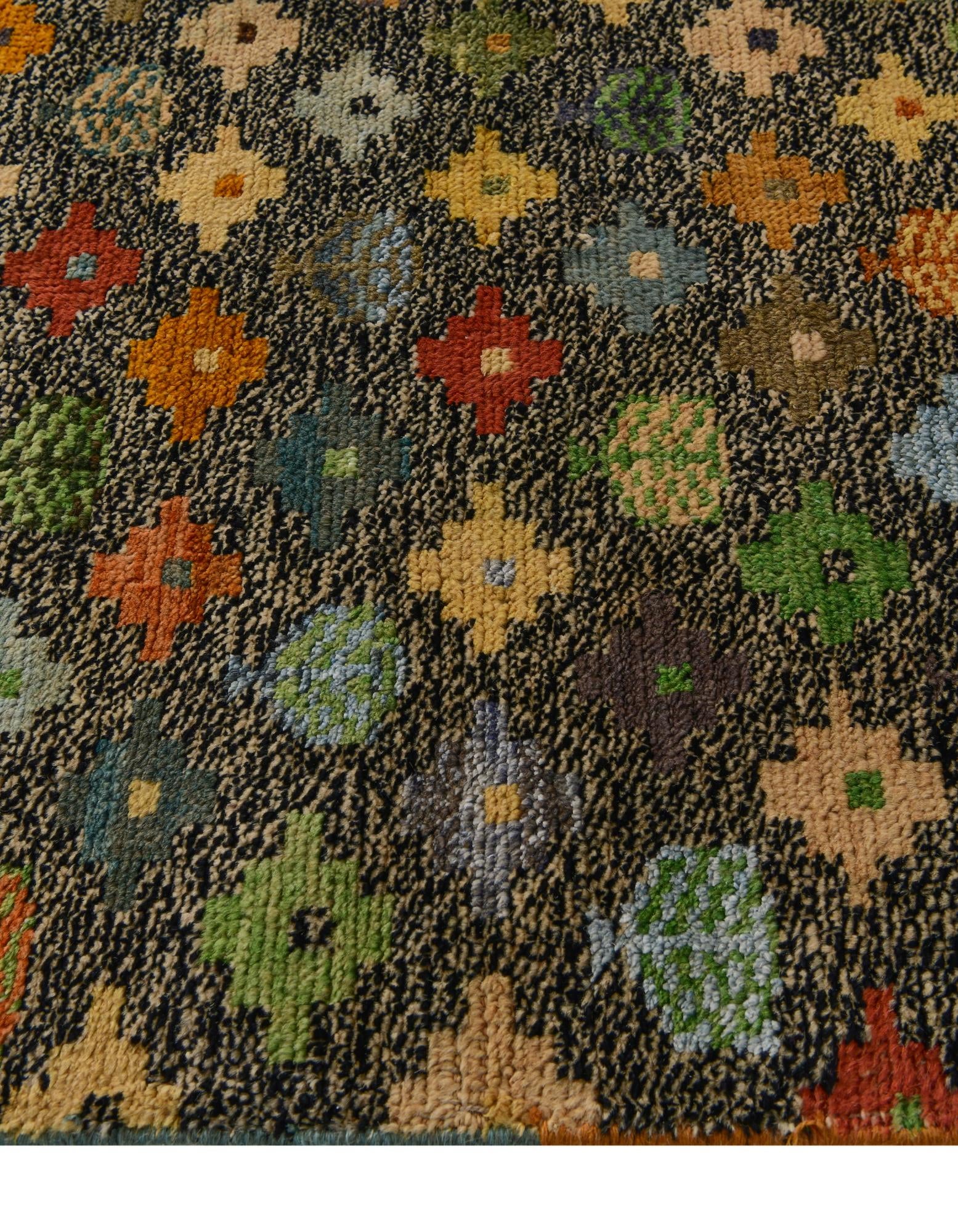 3' 2 x 4' 10 Hand Knotted Balouch Wool Rug