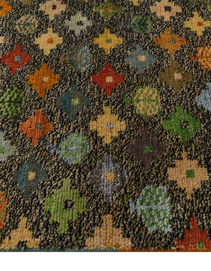 3' 2 x 4' 10 Hand Knotted Balouch Wool Rug