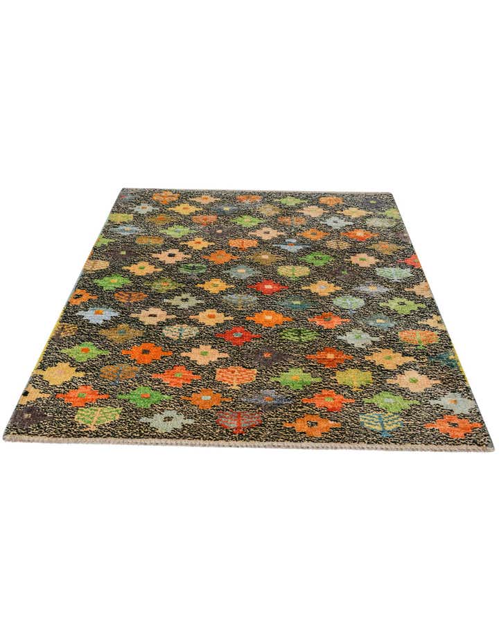 3' 2 x 4' 10 Hand Knotted Balouch Wool Rug