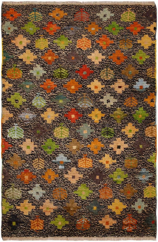 3' 2 x 4' 10 Hand Knotted Balouch Wool Rug