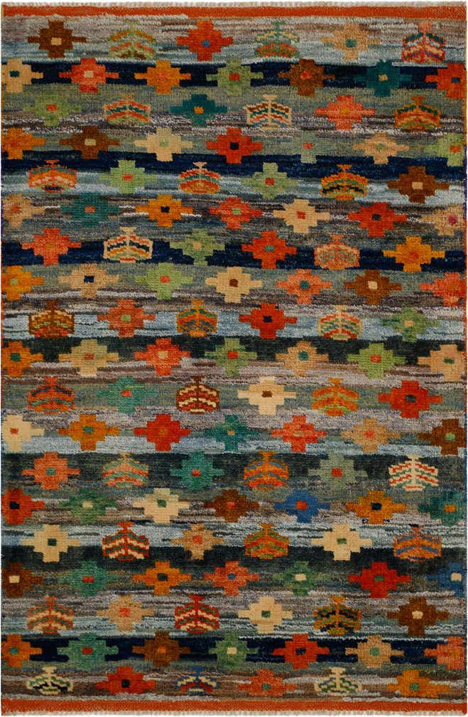 3' 3 x 5' Hand Knotted Balouch Wool Rug