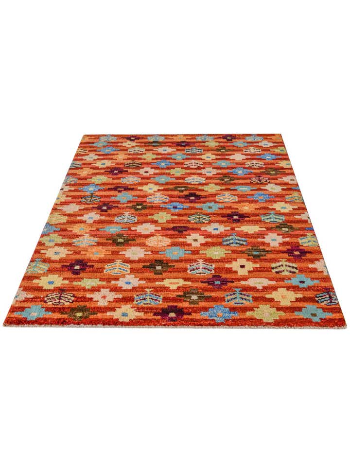3' 3 x 4' 9 Hand Knotted Balouch Wool Rug