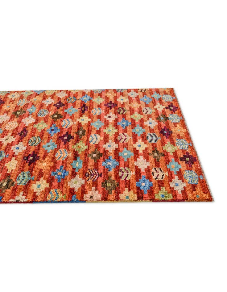 Detail image of 3' 3 x 4' 9 Hand Knotted Balouch Wool Rug