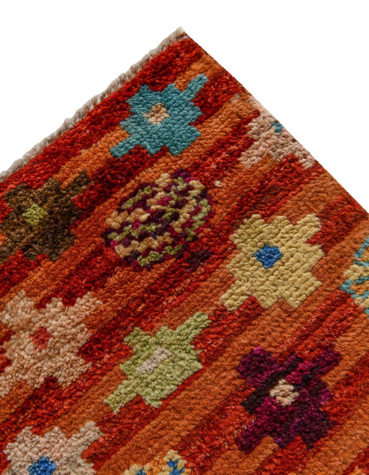 Detail image of 3' 3 x 4' 9 Hand Knotted Balouch Wool Rug