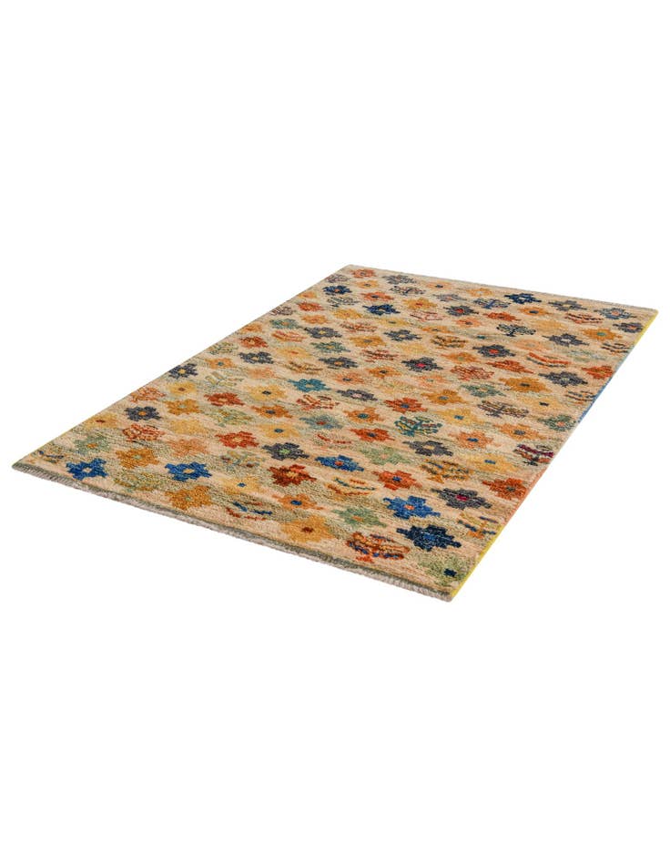 Detail image of 3' 1 x 4' 8 Hand Knotted Balouch Wool Rug