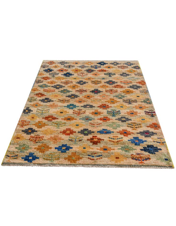 Detail image of 3' 1 x 4' 8 Hand Knotted Balouch Wool Rug