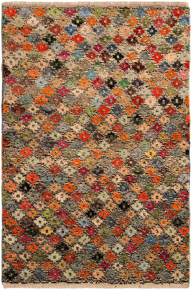 Detail image of 3' 3 x 4' 10 Hand Knotted Balouch Wool Rug