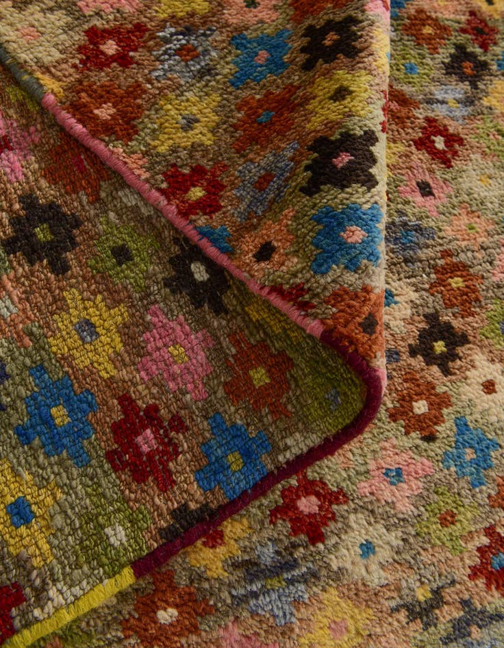 Detail image of 3' 4 x 5' Hand Knotted Balouch Wool Rug