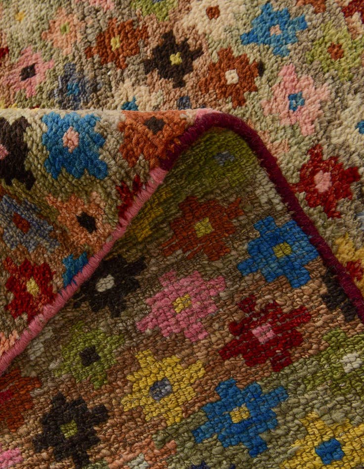Detail image of 3' 4 x 5' Hand Knotted Balouch Wool Rug
