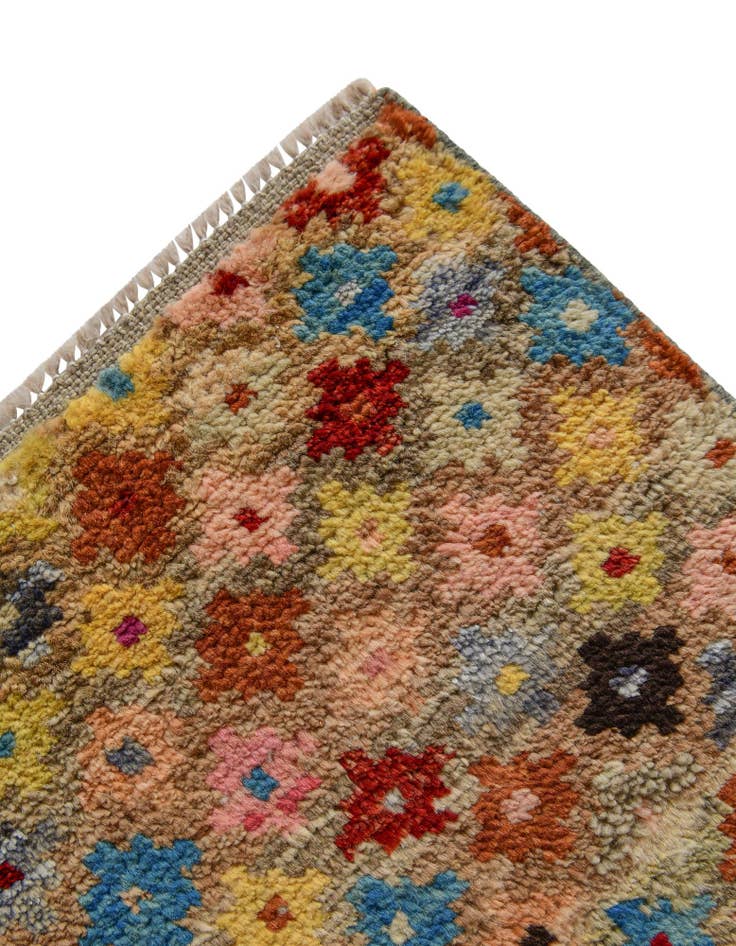 Detail image of 3' 4 x 5' Hand Knotted Balouch Wool Rug