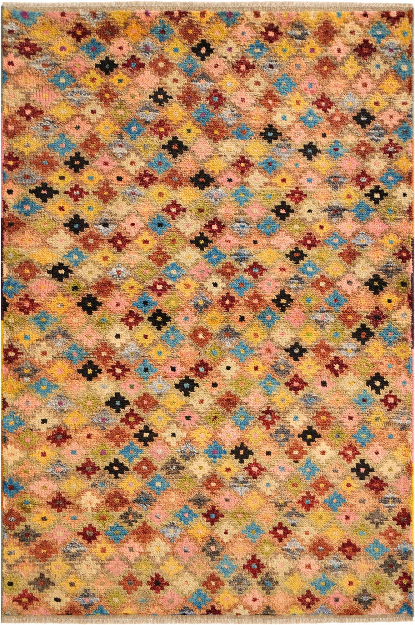 3' 4 x 5' Hand Knotted Balouch Wool Rug