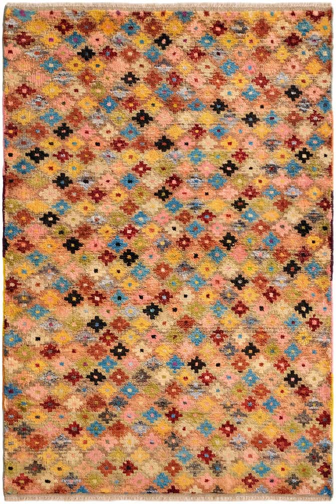 3' 4 x 5' Hand Knotted Balouch Wool Rug