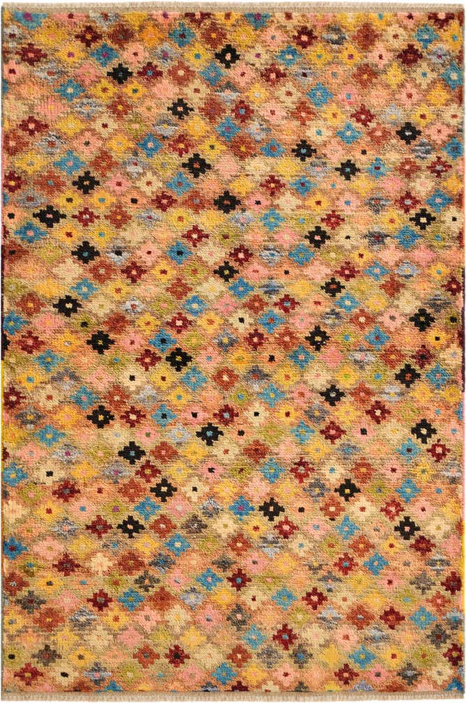 3' 4 x 5' Hand Knotted Balouch Wool Rug
