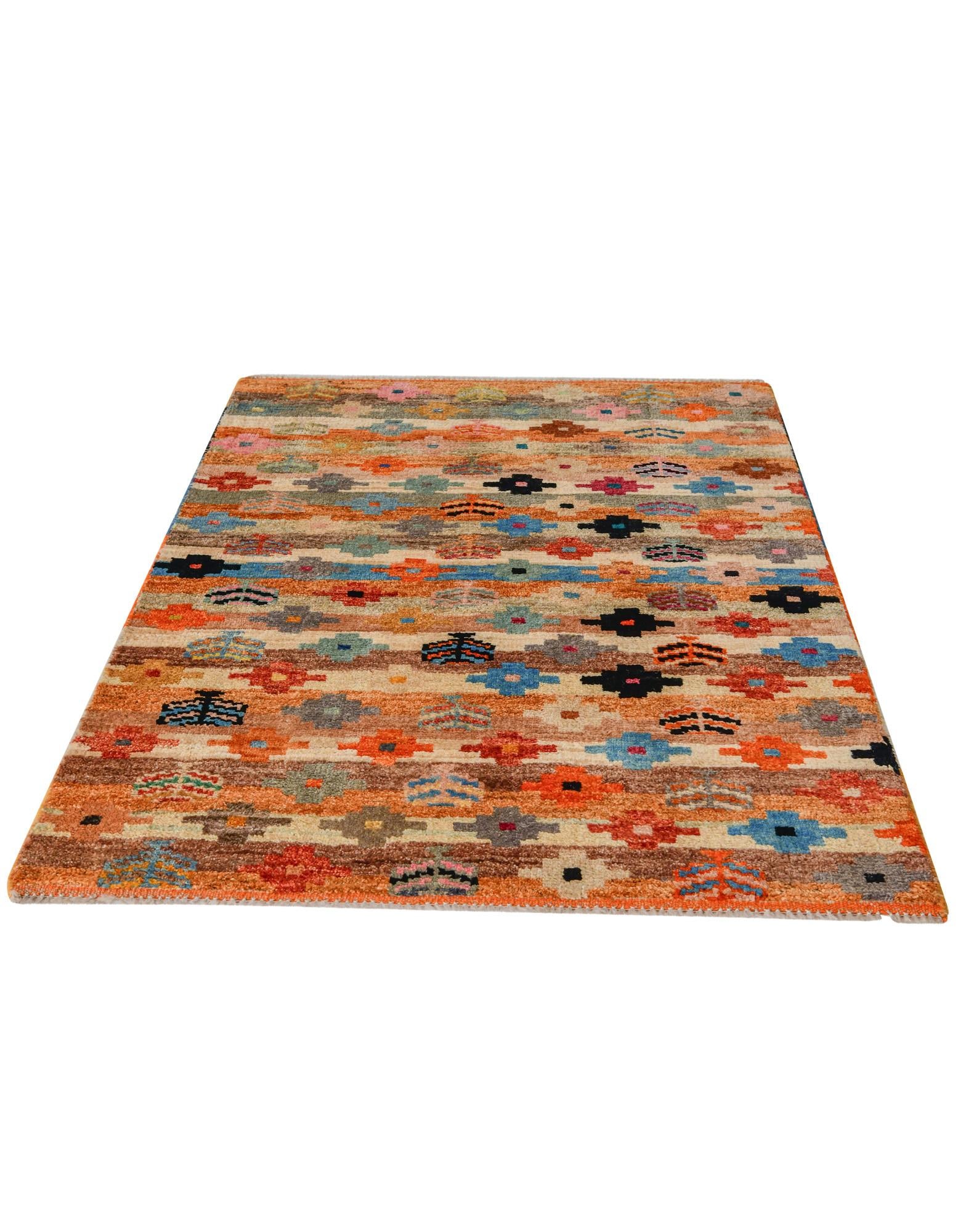 3' 2 x 4' 10 Hand Knotted Balouch Wool Rug