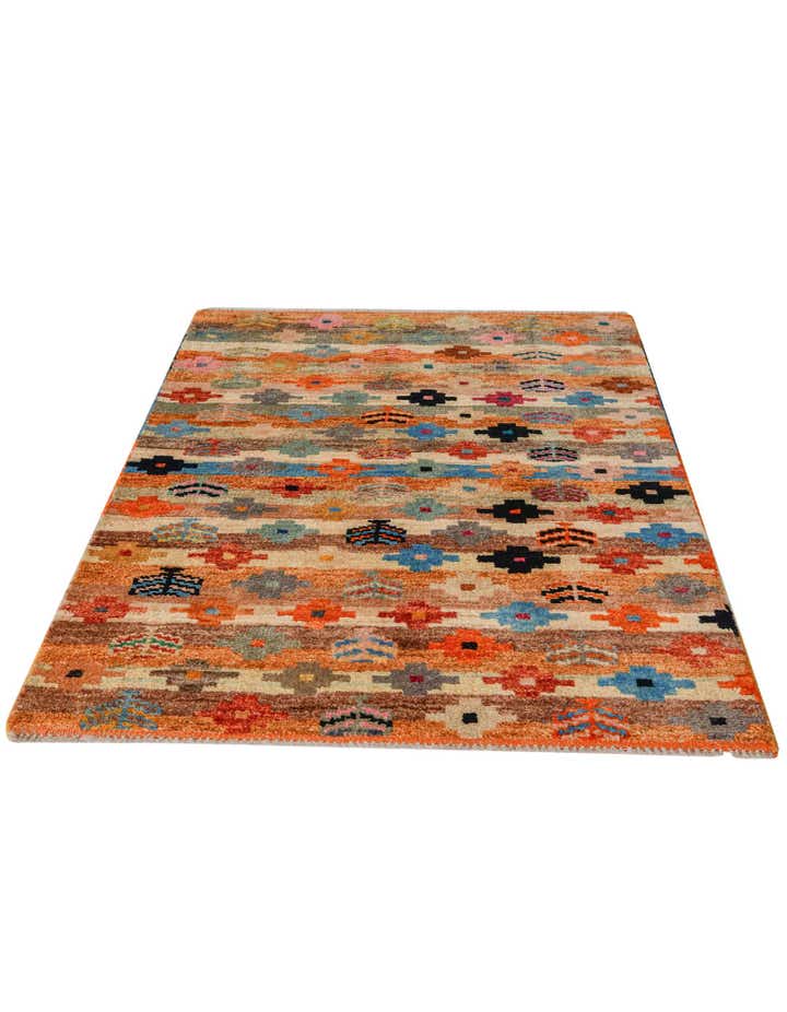 3' 2 x 4' 10 Hand Knotted Balouch Wool Rug